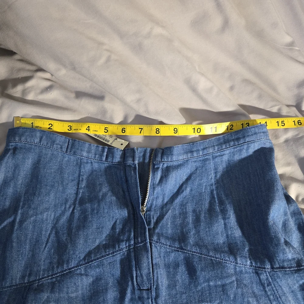 NWT Madewell Chambray mini Skirt 4 - Picture 5 of 6